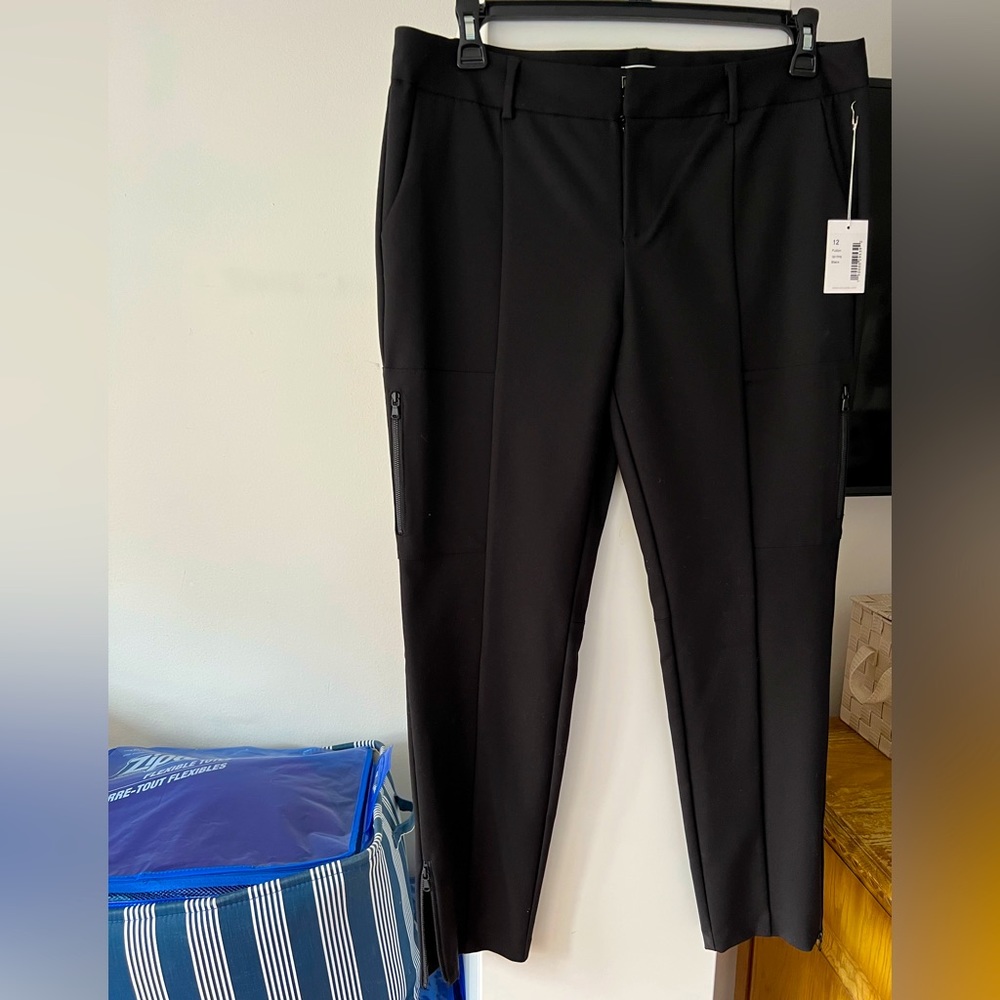 ECRU Fulton pants. Size 12. Black. Straight leg.